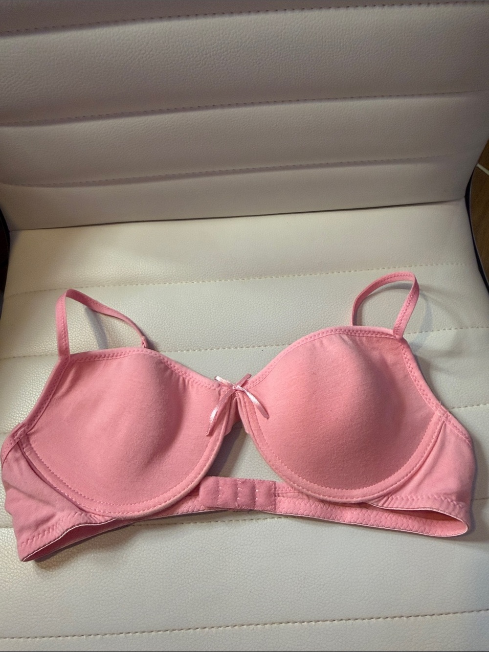 Women's Pink Padded Bra with Light Support